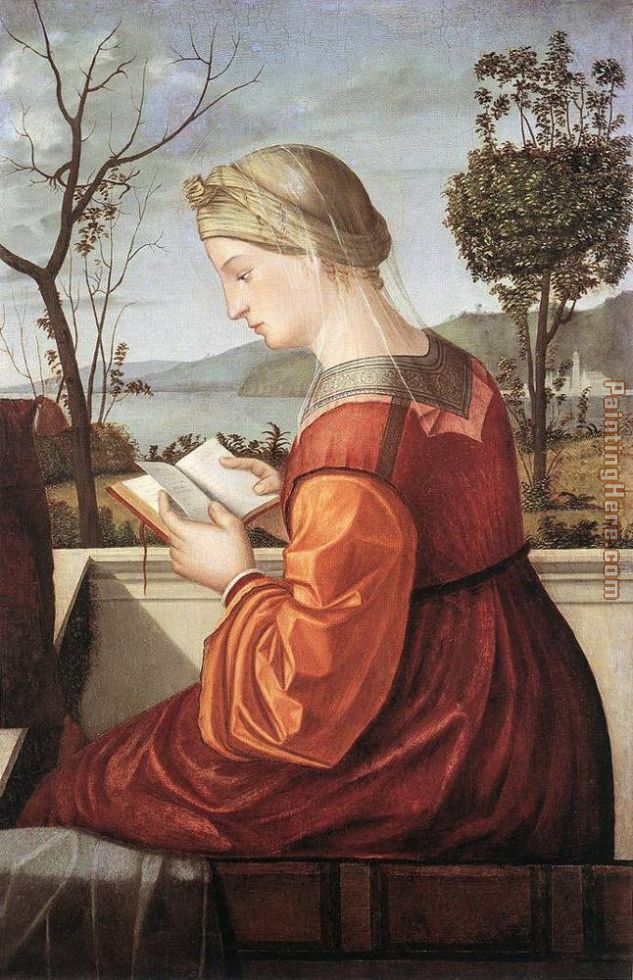 The Virgin Reading painting - Vittore Carpaccio The Virgin Reading art painting